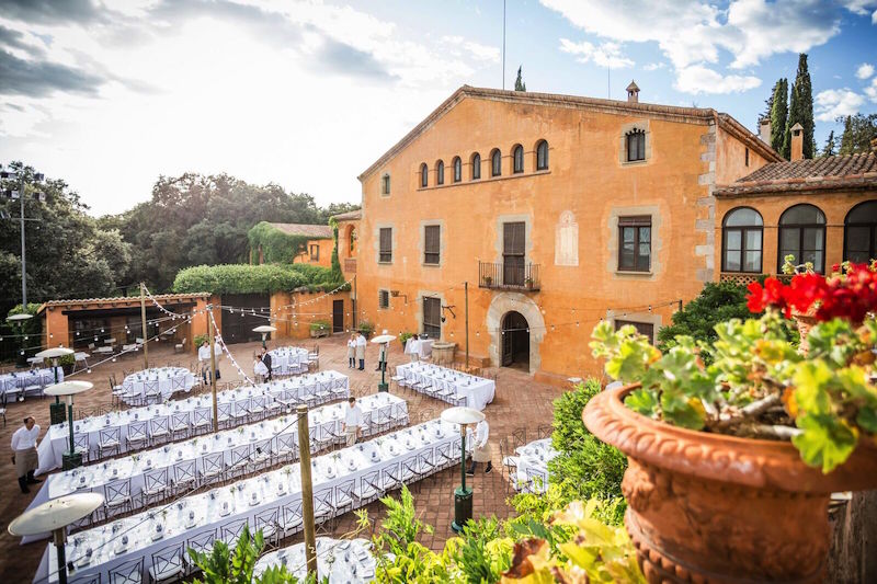 Masia Egara wedding venue near Barcelona