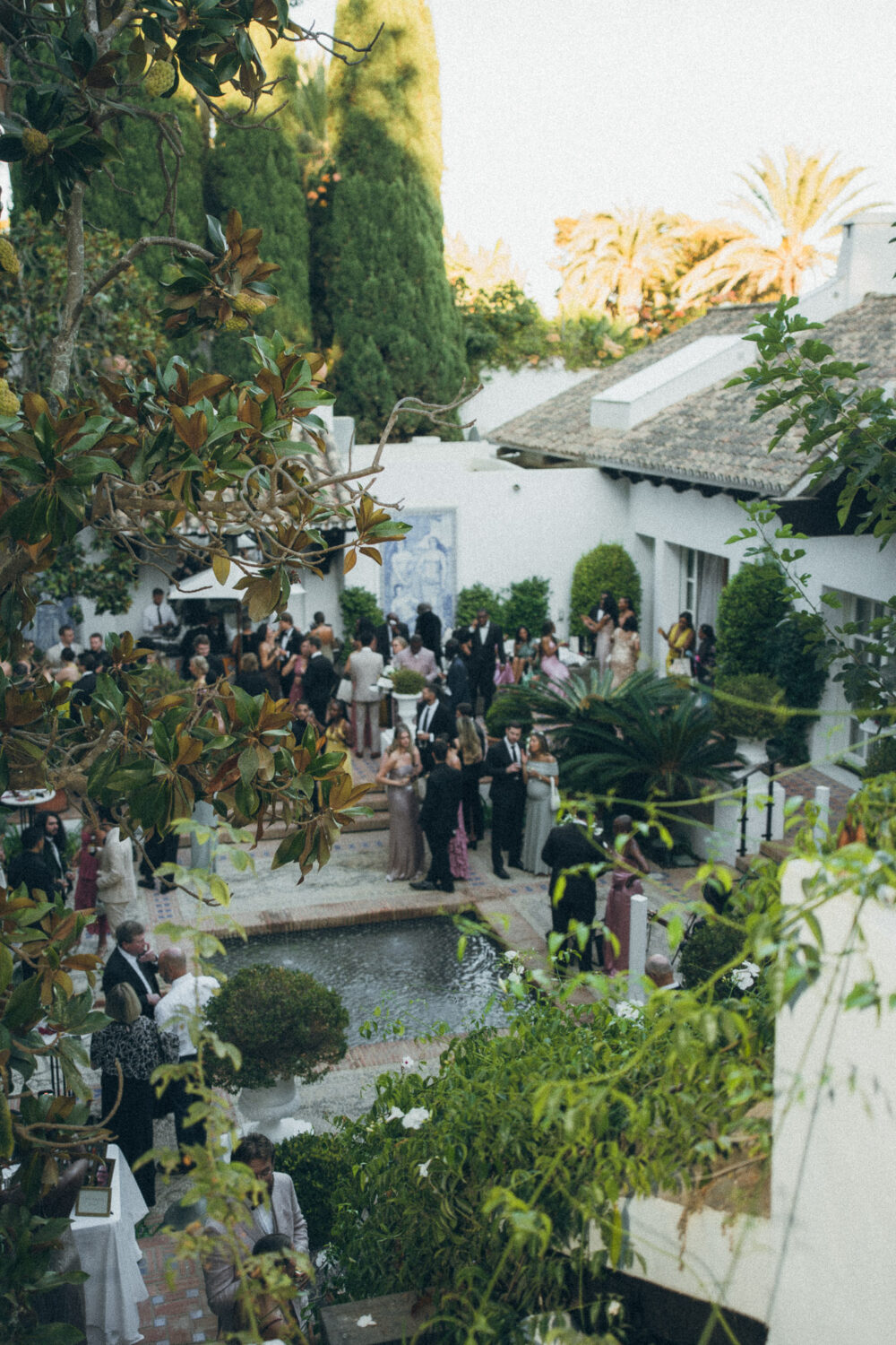 Marbella Club Hotel Wedding coctail hour