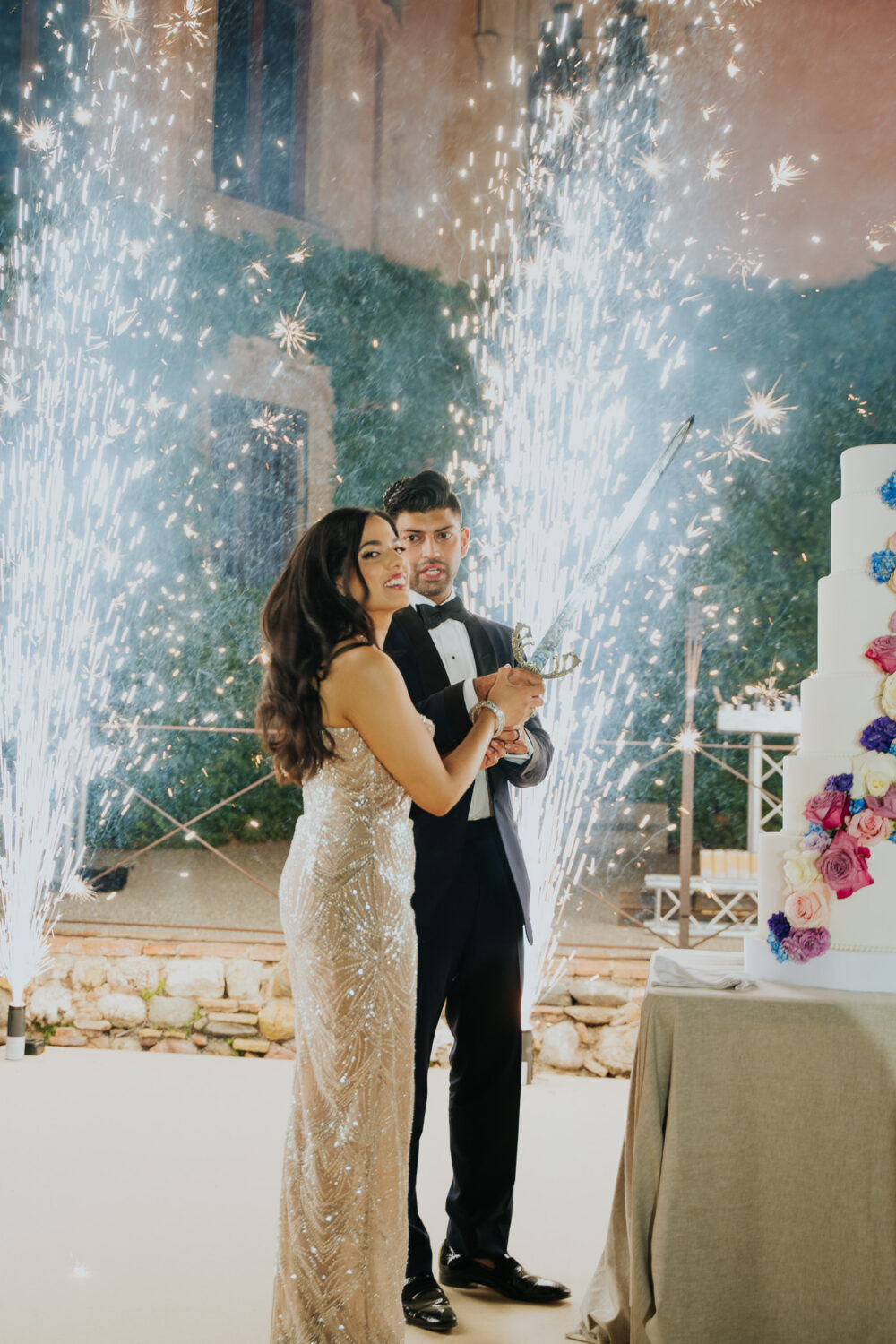 Indian Wedding at Castell de Sant Marcal Barcelona 11