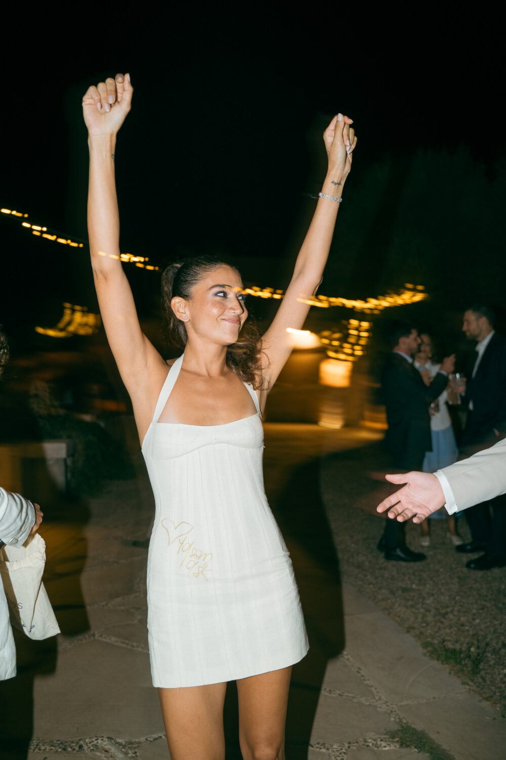 Masseria San Paolo Grande Wedding: Yasemin & Omer's Ostuni Celebration 63 Late-night celebration moment at Masseria San Paolo Grande