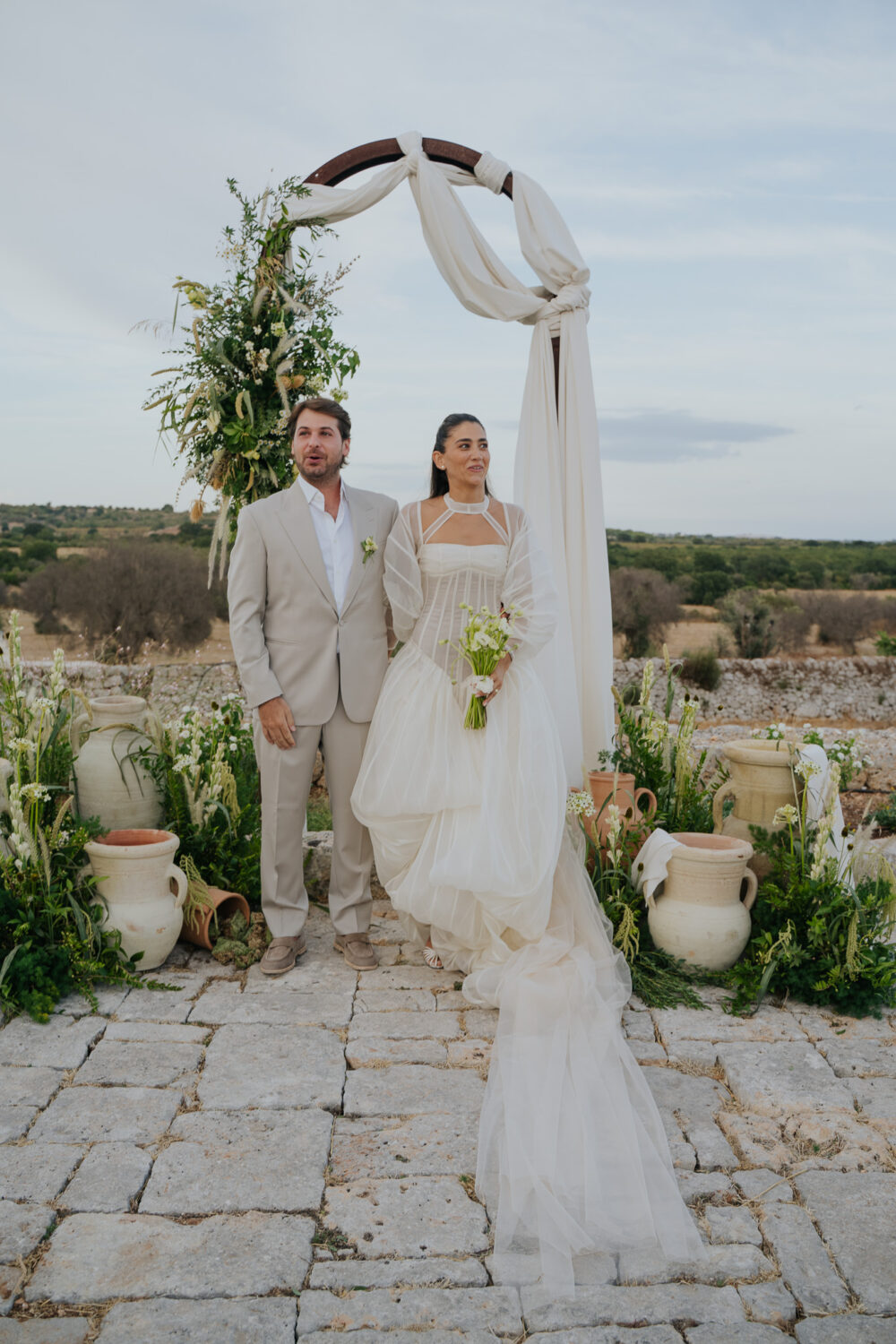Masseria San Paolo Grande Wedding: Yasemin & Omer's Ostuni Celebration 52 Guests dancing at the Masseria San Paolo Grande wedding reception