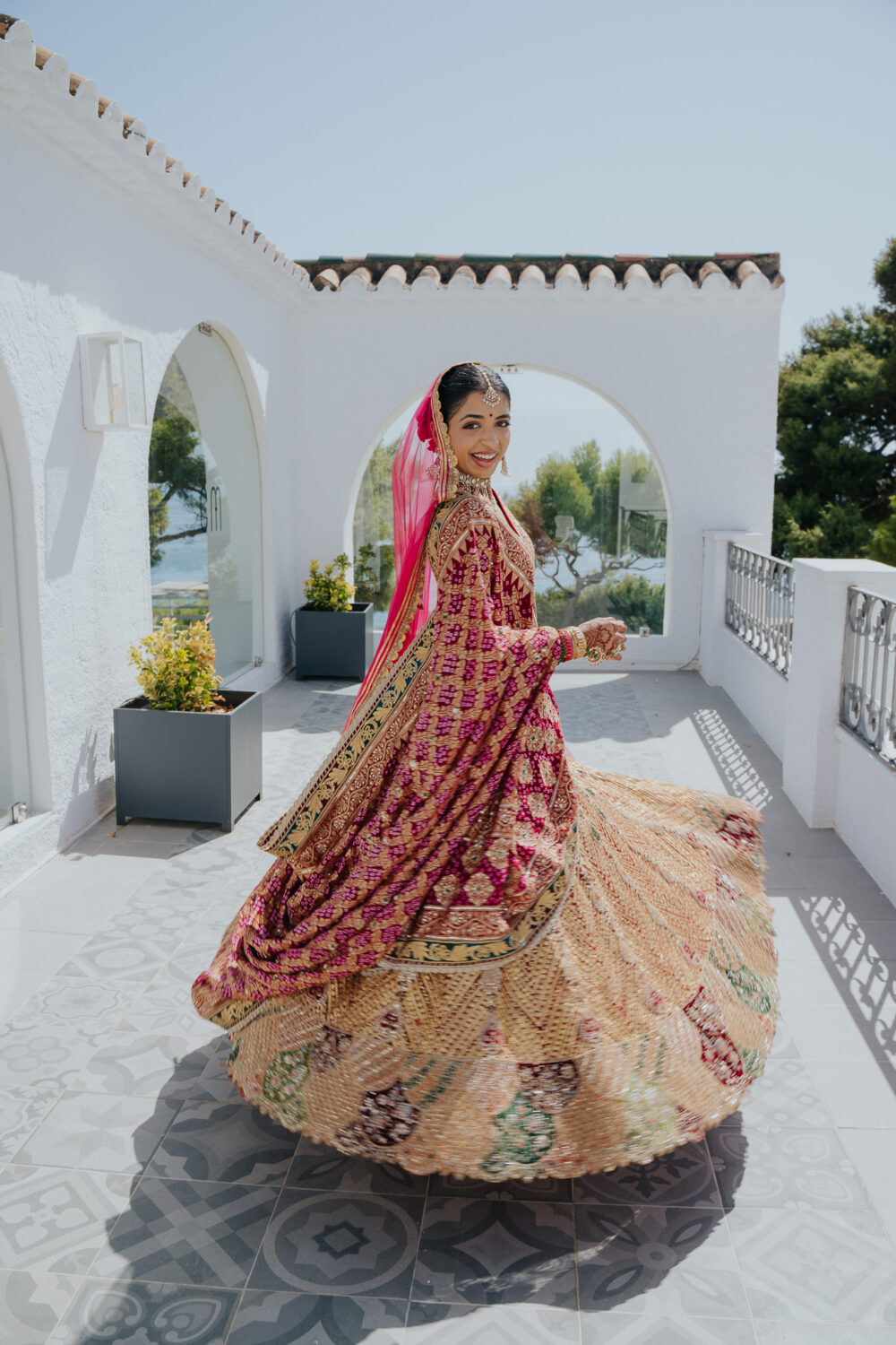 Indian Wedding at Xalet del Nin: Sakshi & Matt's Sitges Celebration 3 indian wedding xalet del nin 263