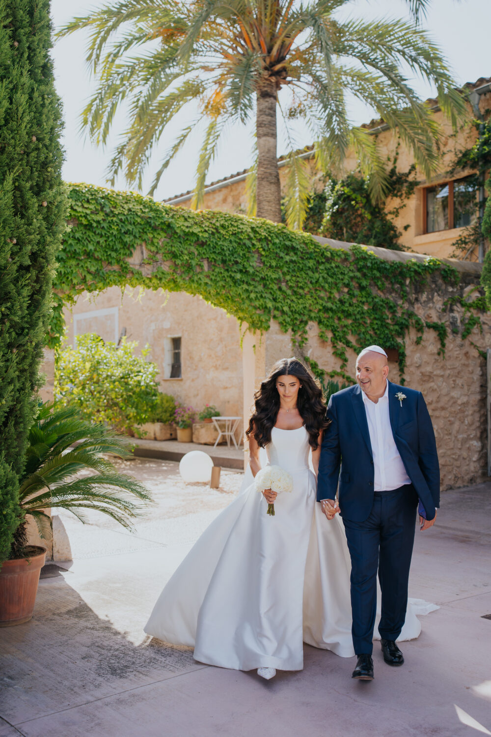 Jewish Wedding at Finca Son Mir, Mallorca 13 Guests celebrating during the hora dance at a Jewish wedding at Finca Son Mir